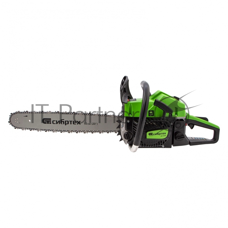 Пила цепная бензиновая БП-5850, 58 см3, шина 50 см, шаг 0,325, паз 1,5 мм, 76 зв// Сибртех