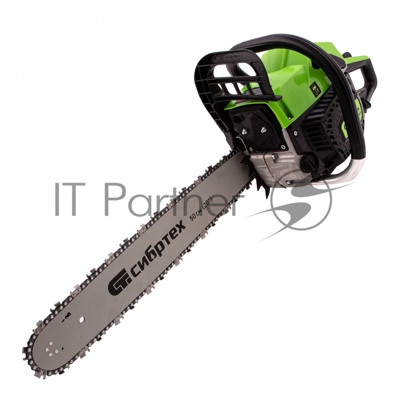 Пила цепная бензиновая БП-5850, 58 см3, шина 50 см, шаг 0,325, паз 1,5 мм, 76 зв// Сибртех