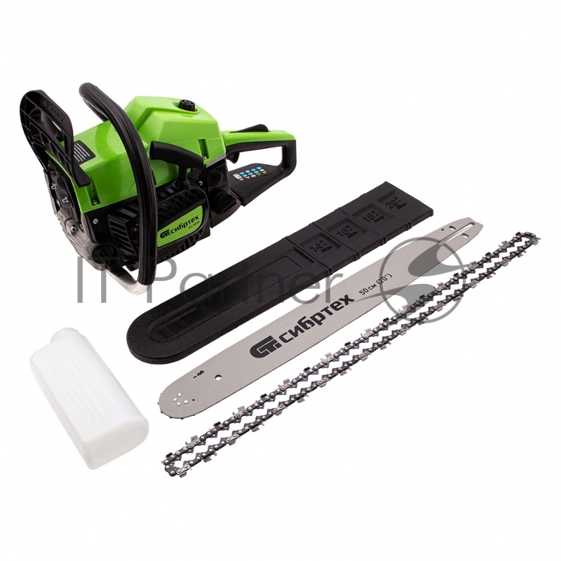 Пила цепная бензиновая БП-5850, 58 см3, шина 50 см, шаг 0,325, паз 1,5 мм, 76 зв// Сибртех