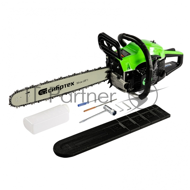 Пила цепная бензиновая ПЦБ-5850,шина 50 см, 58 см3, 4,0 л.с., шаг 0,325, паз 1,5 мм, 76 зв// Сибртех