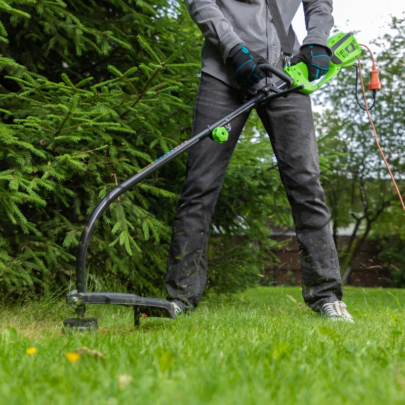 Триммер электрический ЭКИ-1100, 1100 Вт, 350 мм, разборная штанга,катушка// Сибртех