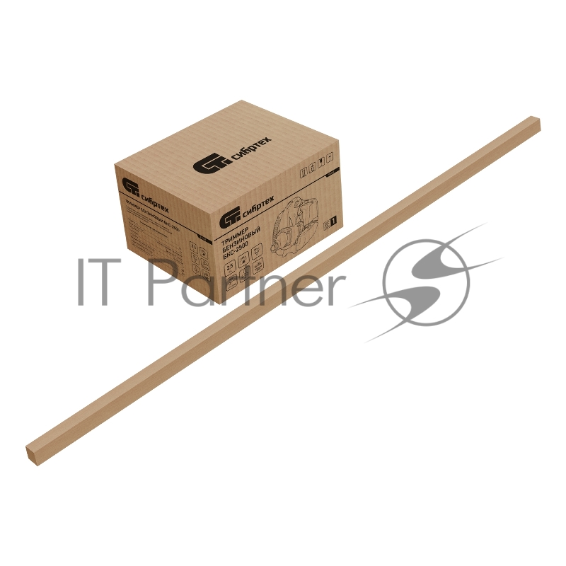 Триммер бензиновый БКС-2500, 43см3, 2,5 л.с., неразъемная штанга, состоит из 2 частей// Сибртех