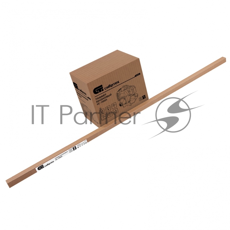 Триммер бензиновый КС-1300Н, 25 см3, неразъемная штанга, состоит из 2 частей// Сибртех