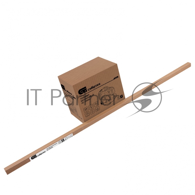 Триммер бензиновый КС-2500Н, 43 см3, неразъемная штанга, состоит из 2 частей// Сибртех