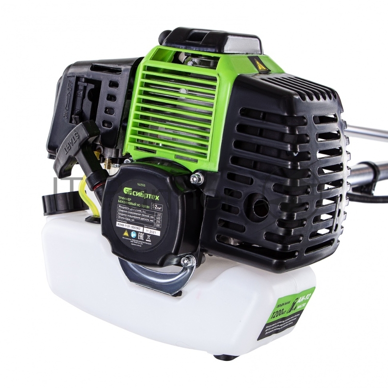 Триммер бензиновый КС-3000Н, 52 см3, неразъемная штанга, состоит из 2 частей// Сибртех