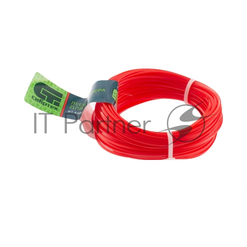 Леска для триммера треугольная, 1,6 мм х 15 м, Россия// Сибртех