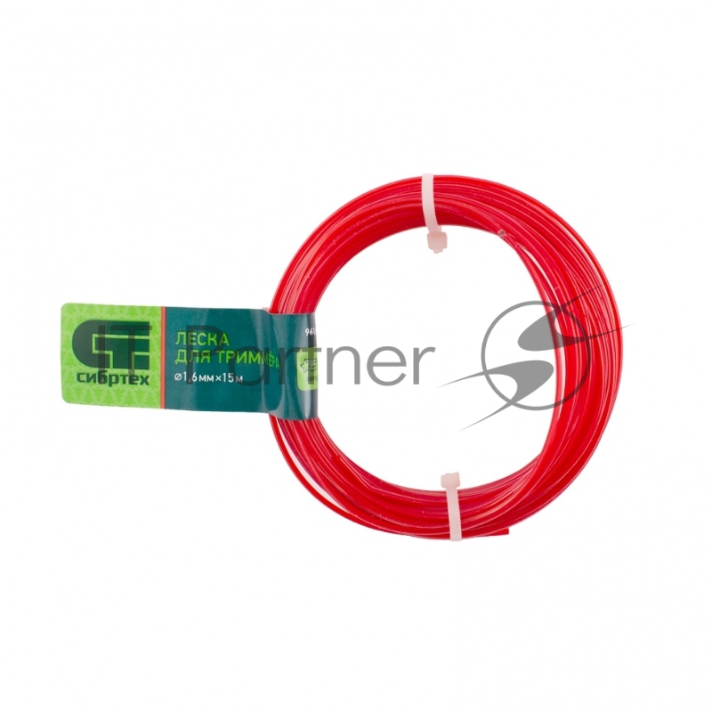 Леска для триммера звезда, 1,6 мм х 15 м, Россия// Сибртех