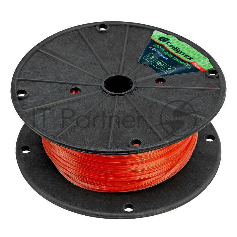 Леска для триммера звезда, на DIN катушке, 3,0 мм х 120 м, Россия// Сибртех