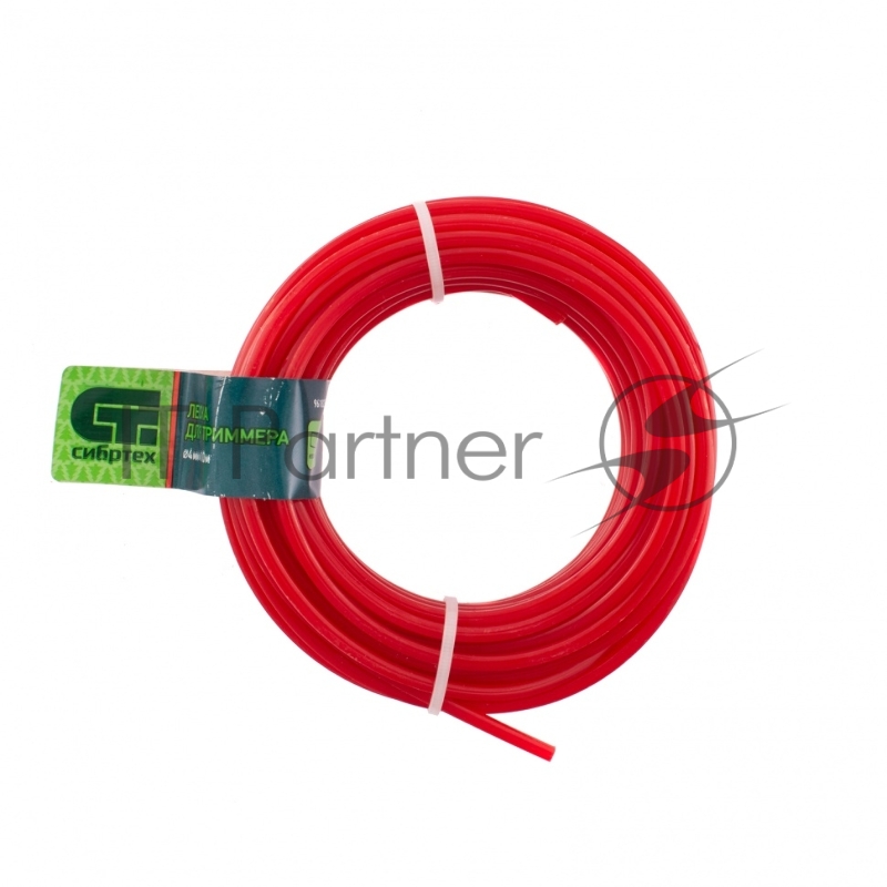 Леска для триммера квадратная, 4,0 мм х 10 м, Россия// Сибртех