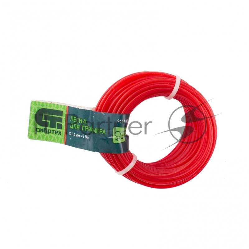 Леска для триммера круглая, 1,6 мм х 15 м, Россия// Сибртех