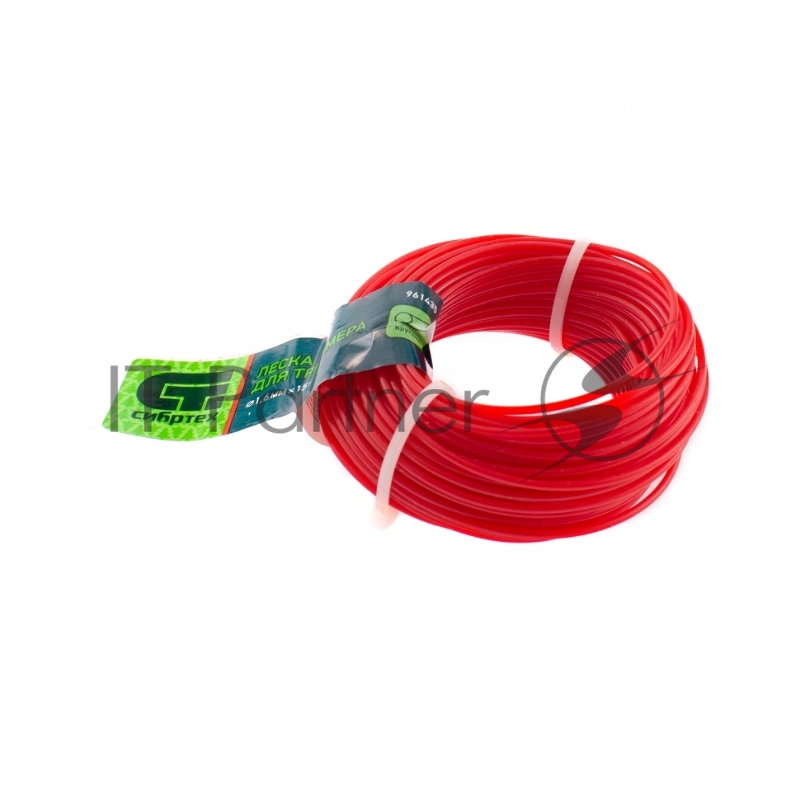 Леска для триммера круглая, 1,6 мм х 15 м, Россия// Сибртех