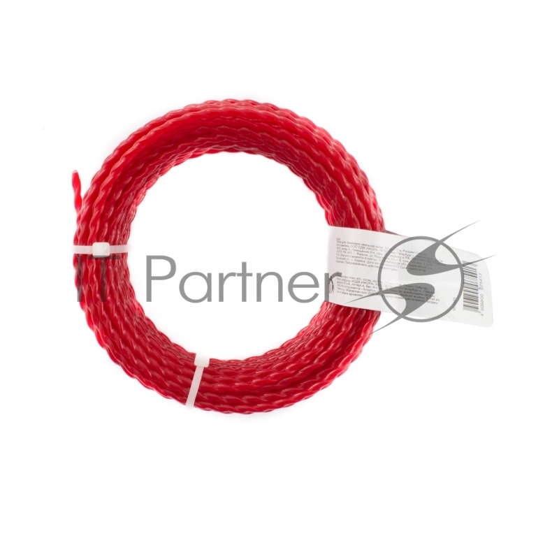 Леска для триммера овальная витая, 3,0 мм х 10 м, Россия// Сибртех