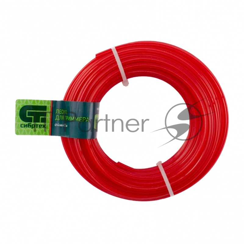 Леска для триммера семь граней, 4,0 мм х 10 м, Россия// Сибртех