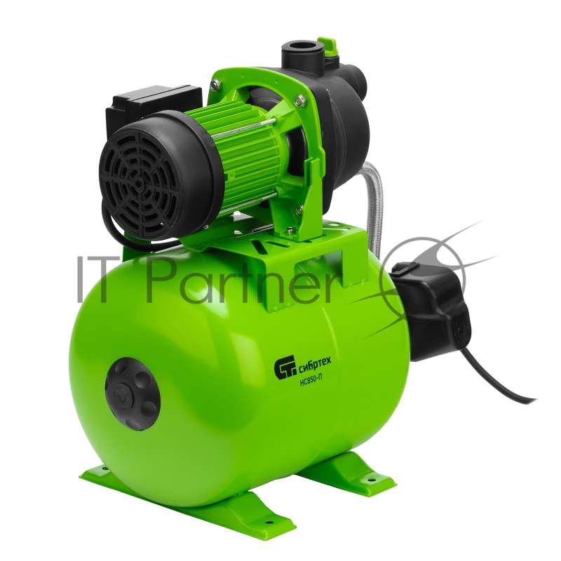 Насосная станция НС850-П, 850 Вт, напор 42 м, 3500 л/ч, ресивер 19 л// Сибртех