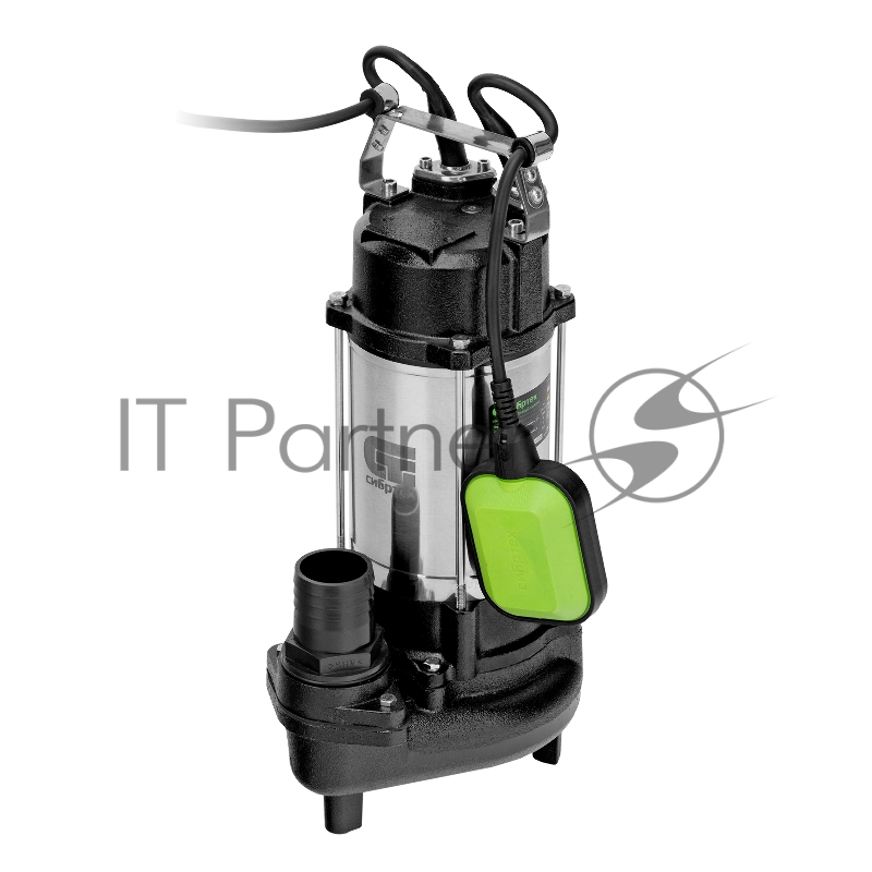 Фекальный насос СФН750, 750 Вт, напор 16 м, 22000 л/ч// Сибртех