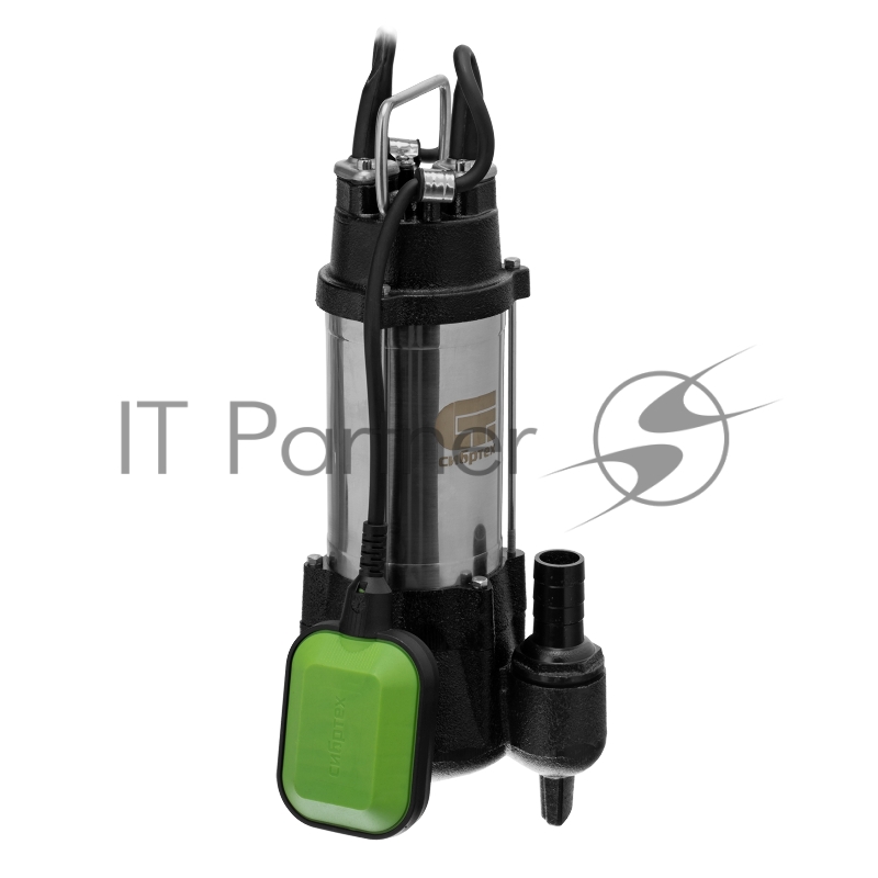 Фекальный насос СФН250, 250 Вт, напор 8 м, 10000 л/ч// Сибртех