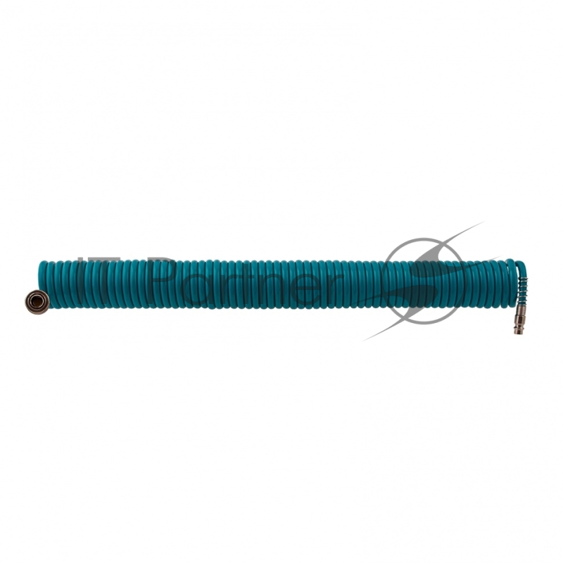 Полиуретановый спиральный шланг профессиональный BASF, 10 м, с быстросъемными соединениями// Stels