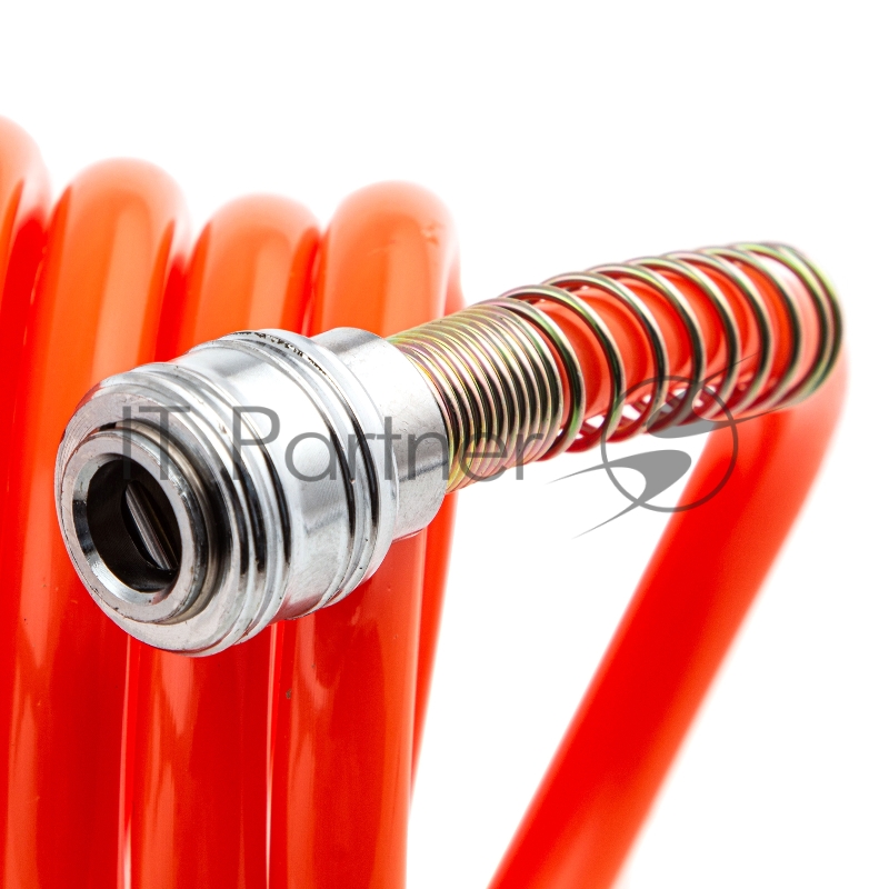 Шланг спиральный воздушный 8х12 мм, 18 бар, с быстросъемными соединениями, 15 м// Stels