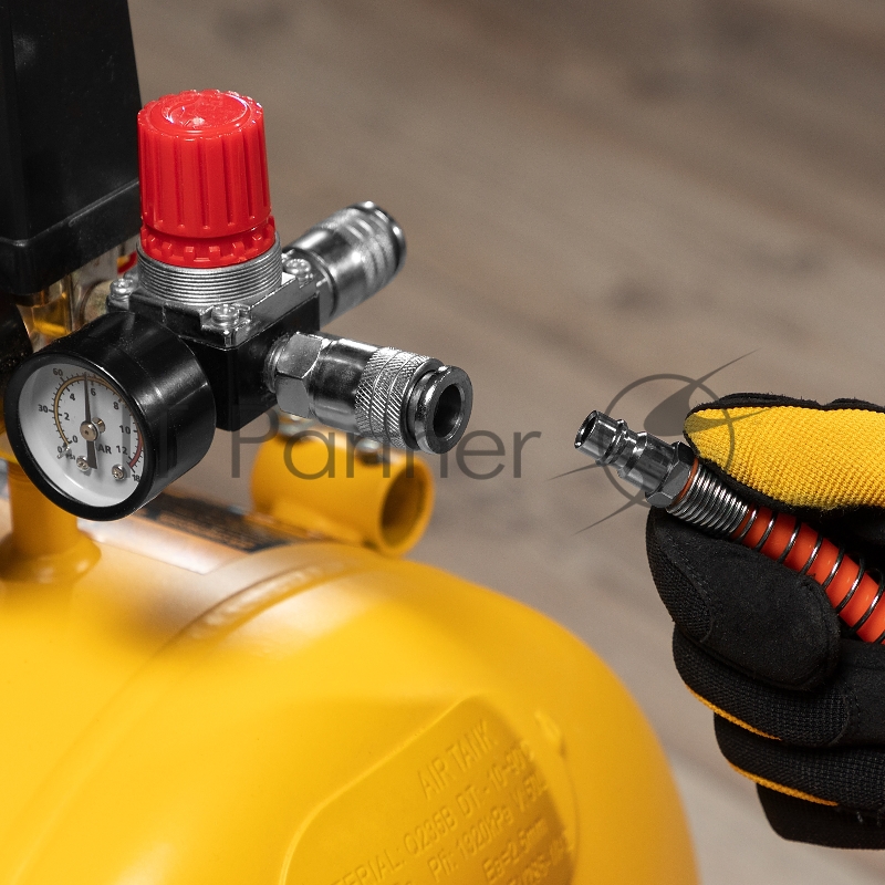 Шланг спиральный воздушный 8х12 мм, 18 бар, с быстросъемными соединениями, 15 м// Stels