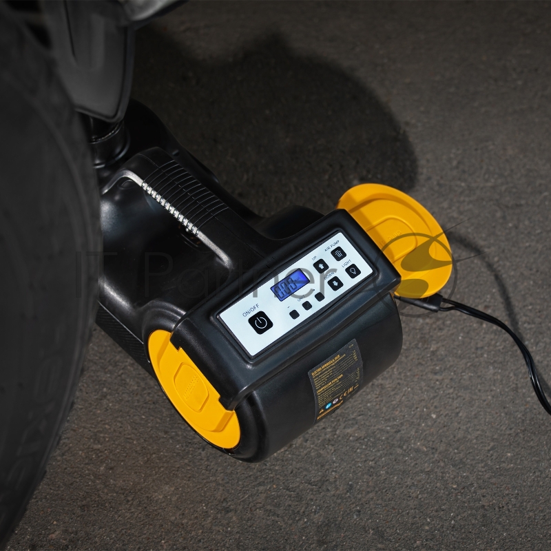 Домкрат электрогидравлический «3 в 1» (1,5 т), 12В, с гайковертом электрическим, в наборе// Denzel