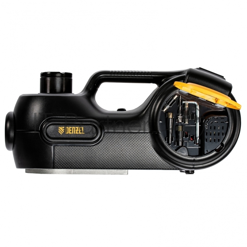 Домкрат электрогидравлический «3 в 1» (1,5 т), 12В, с гайковертом электрическим, в наборе// Denzel