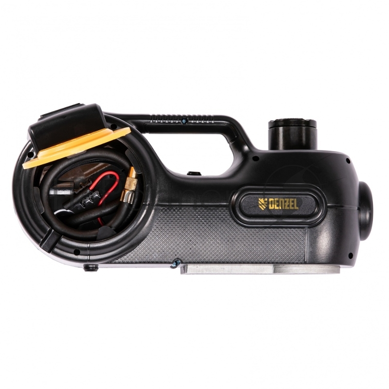 Домкрат электрогидравлический «3 в 1» (1,5 т), 12В, с гайковертом электрическим, в наборе// Denzel