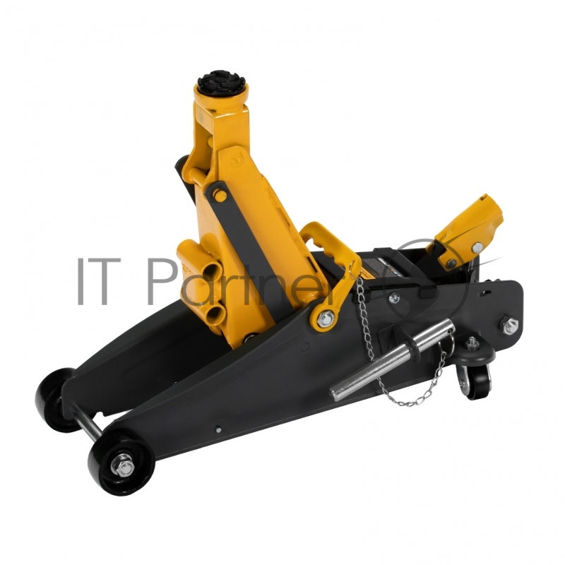 Домкрат гидравлический подкатной с фиксатором, 2,8 т, 135-385 мм// Denzel