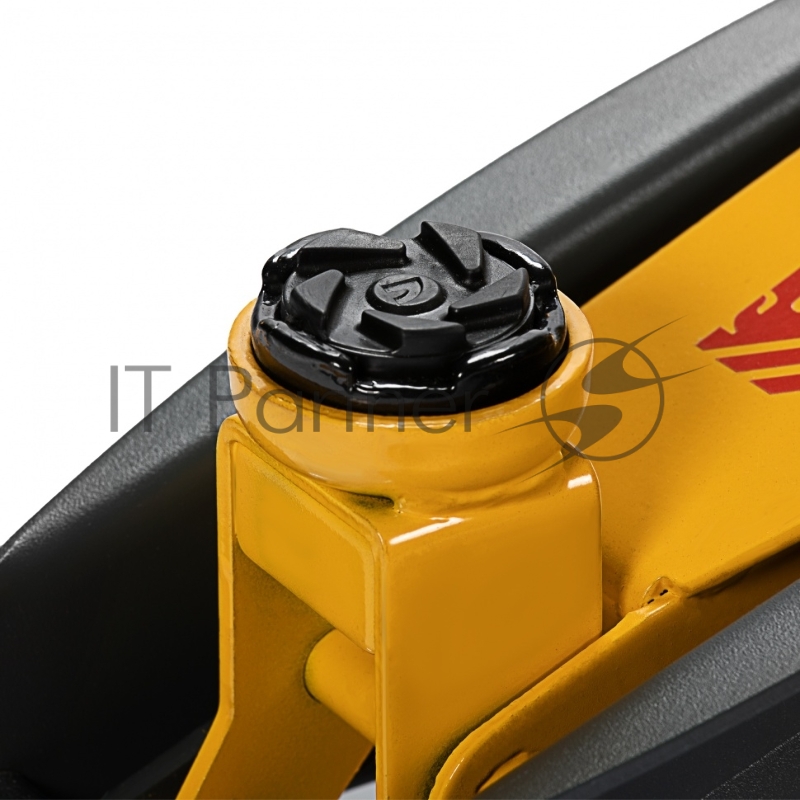 Домкрат гидравлический подкатной с фиксатором, 2,8 т, 135-385 мм// Denzel