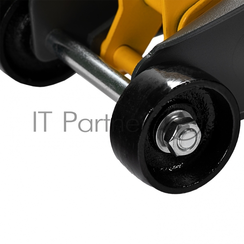 Домкрат гидравлический подкатной с фиксатором, 2,8 т, 135-385 мм// Denzel