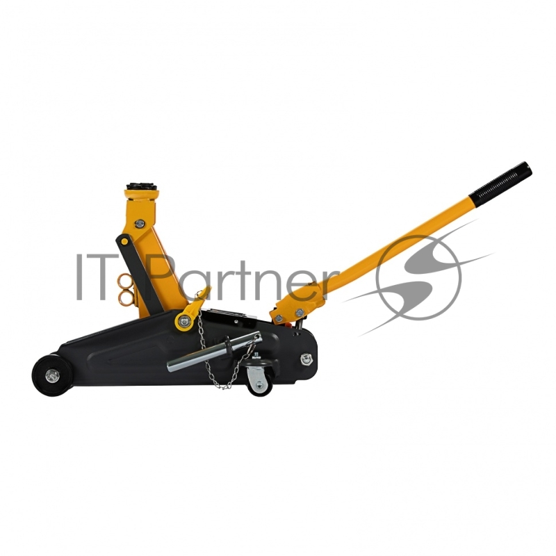 Домкрат гидравлический подкатной с фиксатором, 2 т, 130-330 мм// Denzel