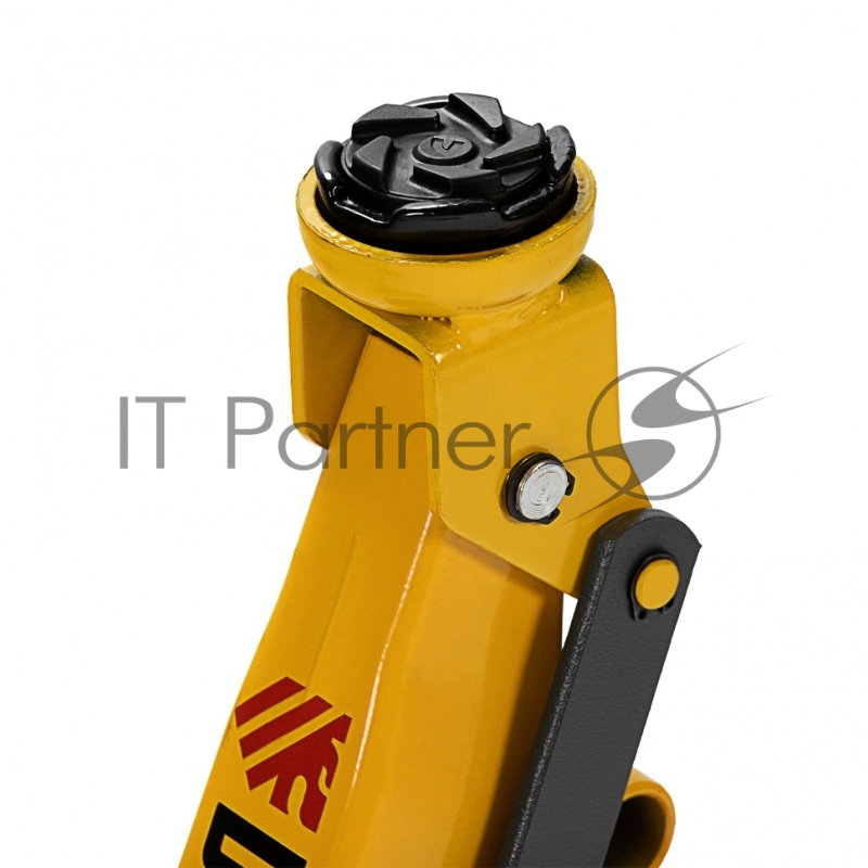 Домкрат гидравлический подкатной с фиксатором, 2 т, 130-330 мм, в кейсе// Denzel