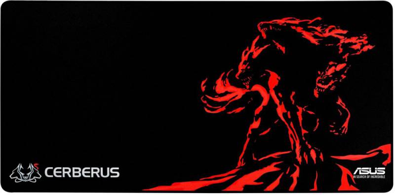 Коврик для мыши Asus CERBERUS MAT XXL черный/красный