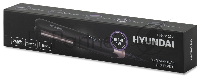 Выпрямитель Hyundai H-HS1272 40Вт черный (макс.темп.:200С)