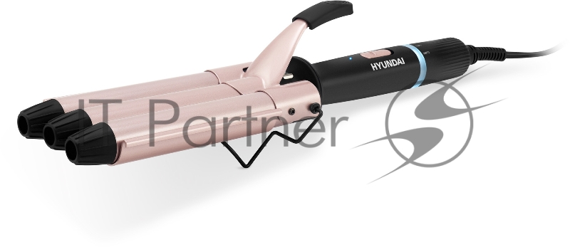 Щипцы Hyundai H-HS1477 130Вт макс.темп.:200С покрытие:керамико-турмалиновое черный