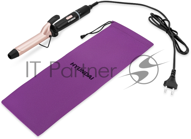 Щипцы Hyundai H-HS1422 40Вт макс.темп.:200С покрытие:керамико-турмалиновое черный