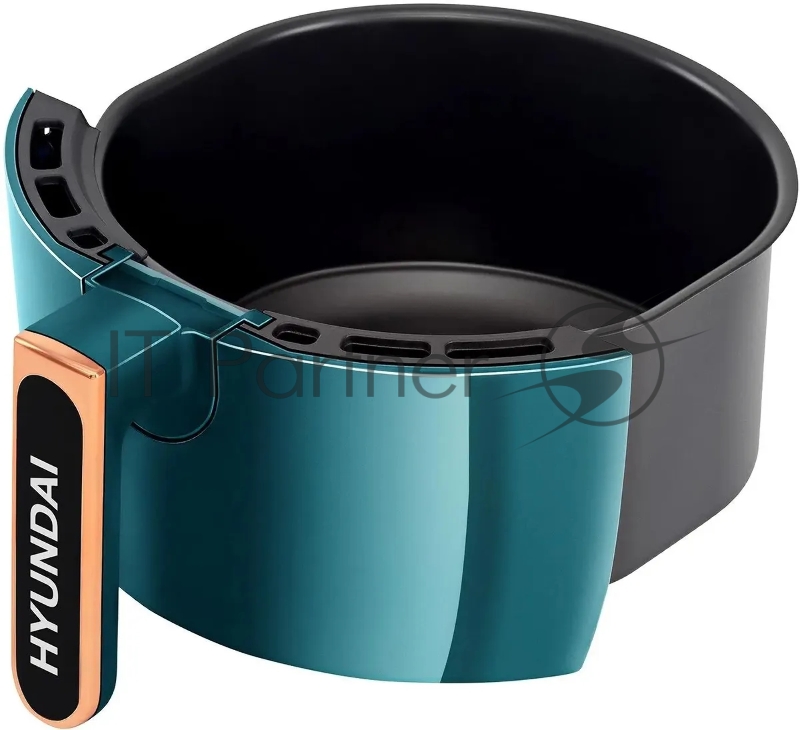 Аэрогриль Hyundai HYF-3553 1350Вт темно-зеленый/золотистый