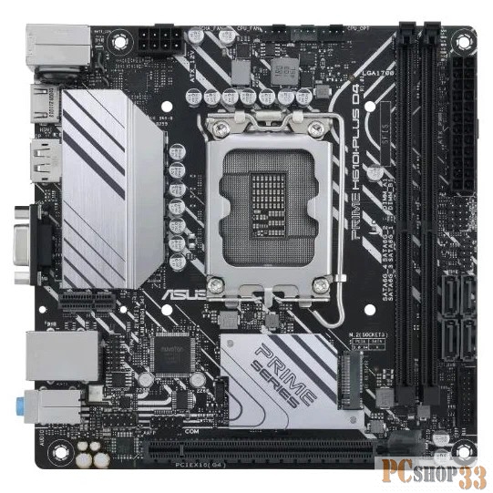 Материнская плата Asus PRIME H610I-PLUS D4-CSM Soc-1700 Intel H610 2xDDR4 mini-ITX AC`97 8ch(7.1) GbLAN+VGA+HDMI+DP