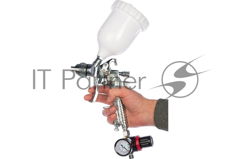 Краскораспылитель MASTER G600/1.4 HVLP (198л/мин_3.5бар_верхний бачок 0.6л_1.4мм) + редуктор