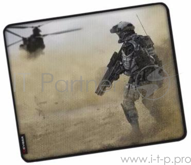 Коврик для мыши QCYBER SAHARA, игровая поверхность, размер 430x360x4 мм, поверхность: тонкое плете