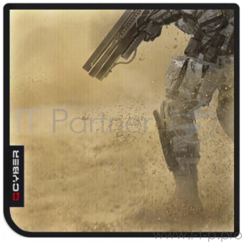 Коврик для мыши QCYBER SAHARA, игровая поверхность, размер 430x360x4 мм, поверхность: тонкое плете