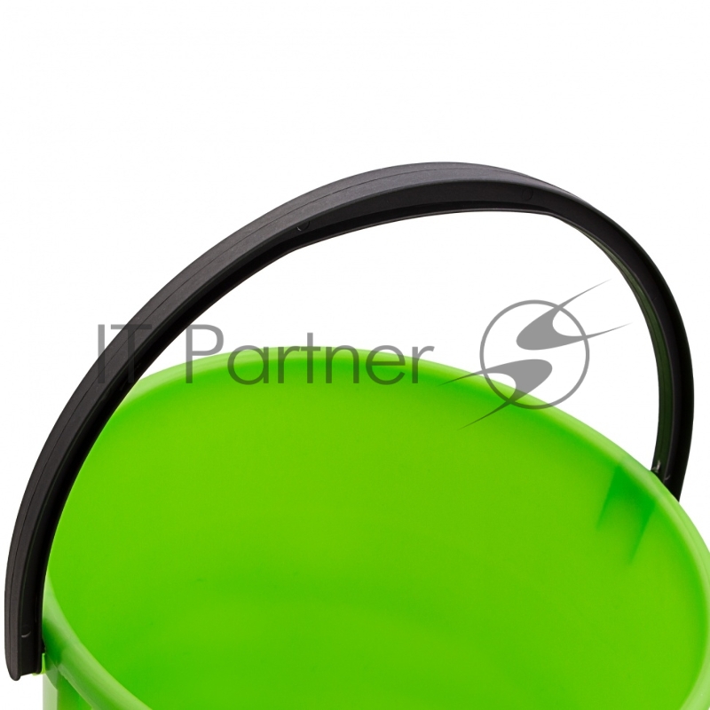 Ведро пластмассовое круглое 13 л, с крышкой, Light// Elfe