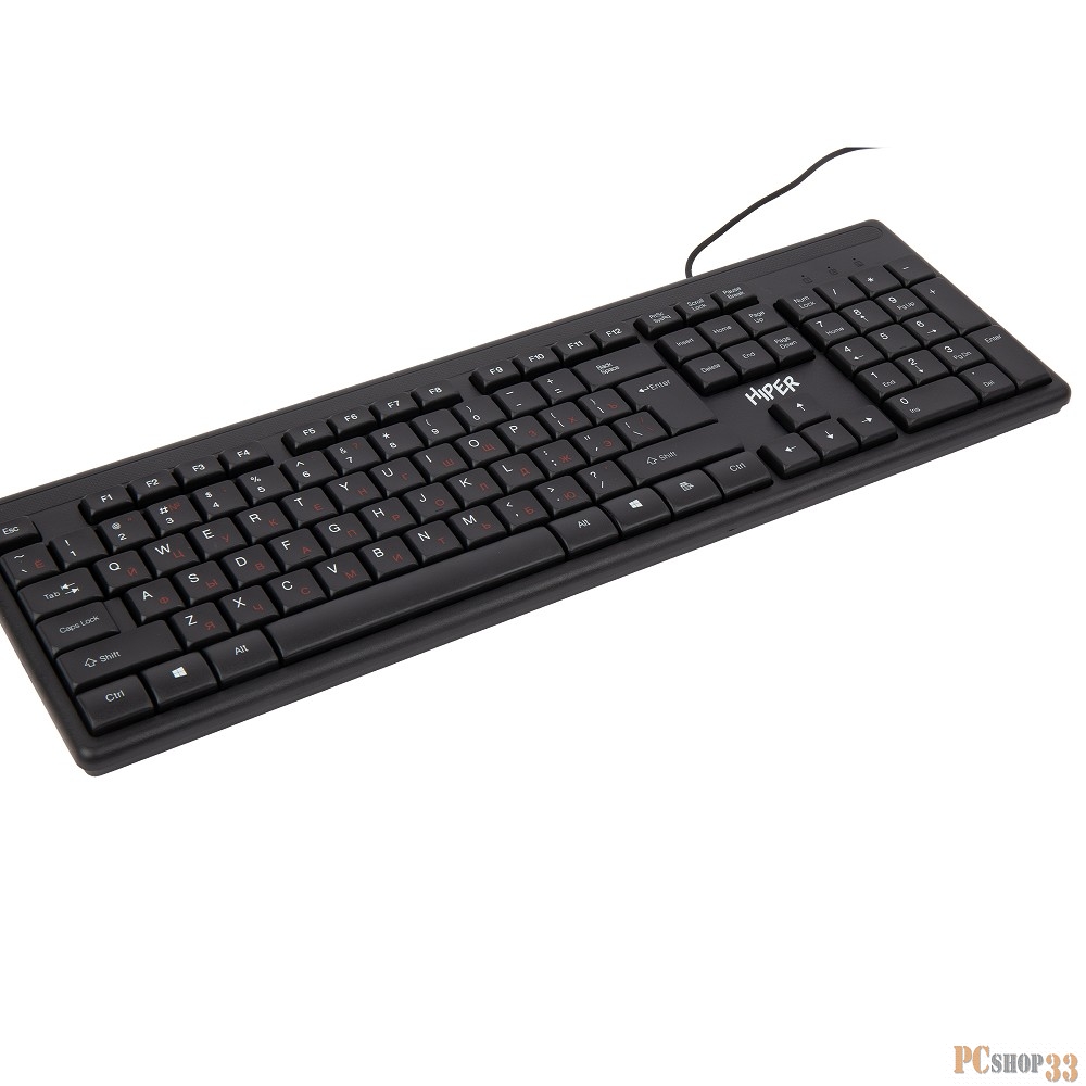 Клавиатура HIPER WIRED KEYBOARD OK-1100 BLACK