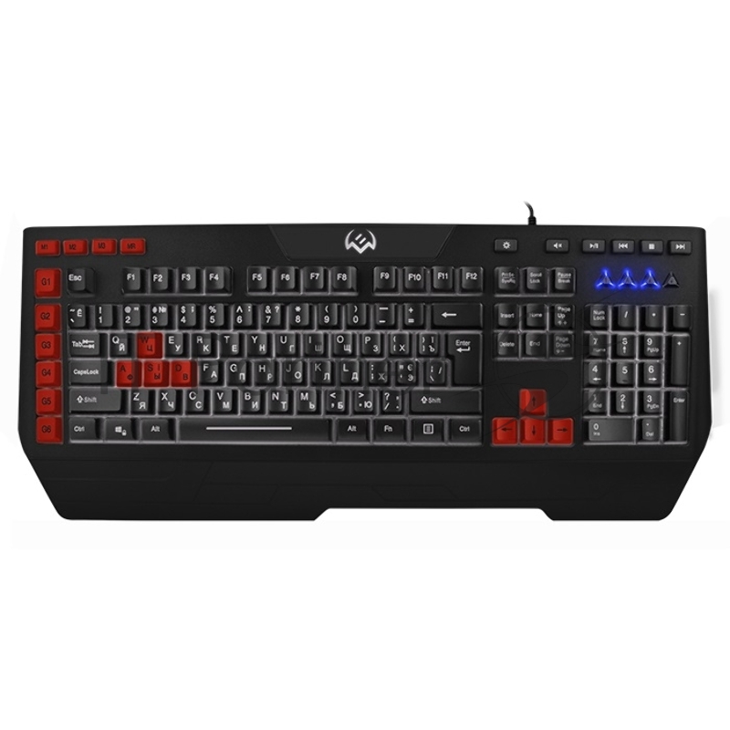 Игровая клавиатура SVEN KB-G9600 (USB, 120 кл, ПО, RGB-подсветка)