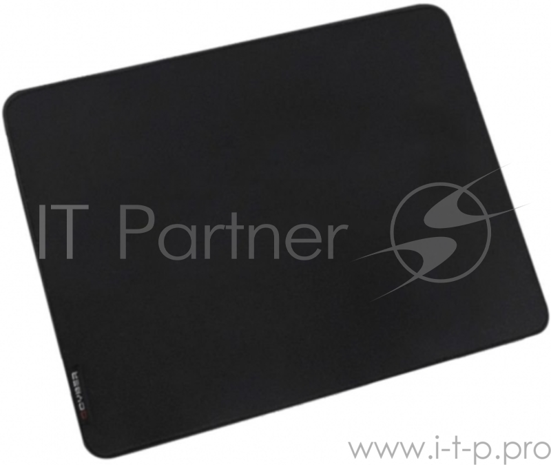 Коврик для мыши QCYBER BLACK, игровая поверхность, размер 430x360x4 мм, поверхность: тонкое плетен