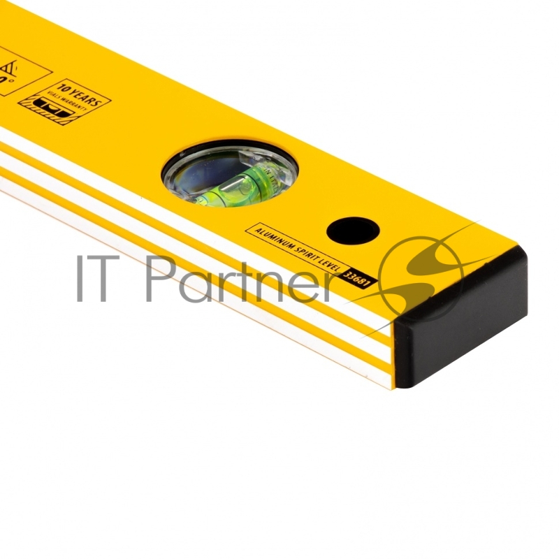 Уровень алюминиевый, 600 мм, фрезерованный, 3 глазка// Denzel