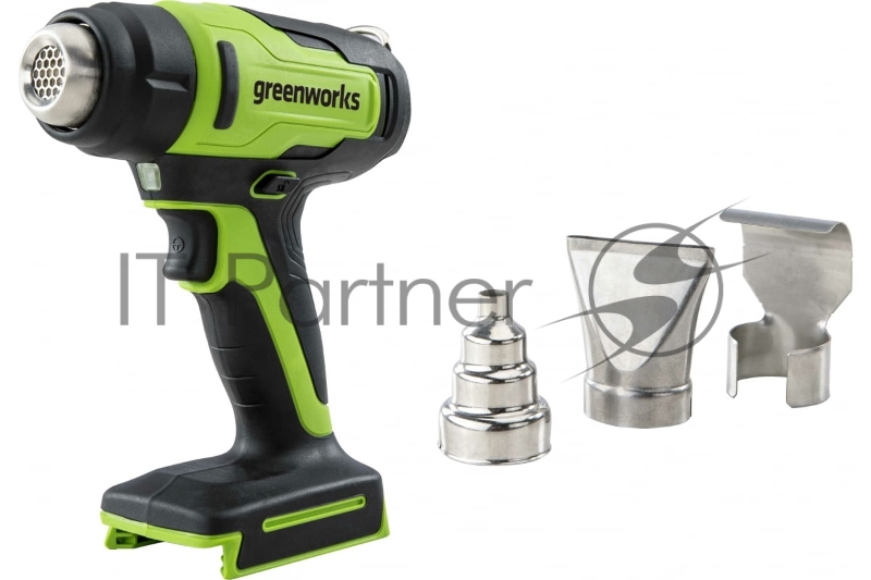 Фен строительный аккумуляторный GreenWorks G24HG, 24V, без АКБ и ЗУ (3400207)