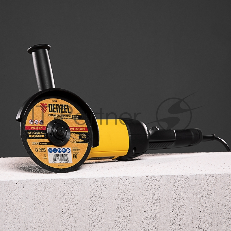 Круг отрезной по металлу, 125 х 1,2 х 22,2 мм, WA60TBF// Denzel