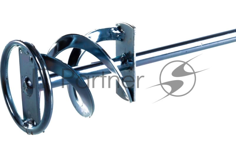 Миксер для красок и штукатурных смесей, 60 х 400 мм, оцинкованный, хвостовик SDS Plus// Denzel