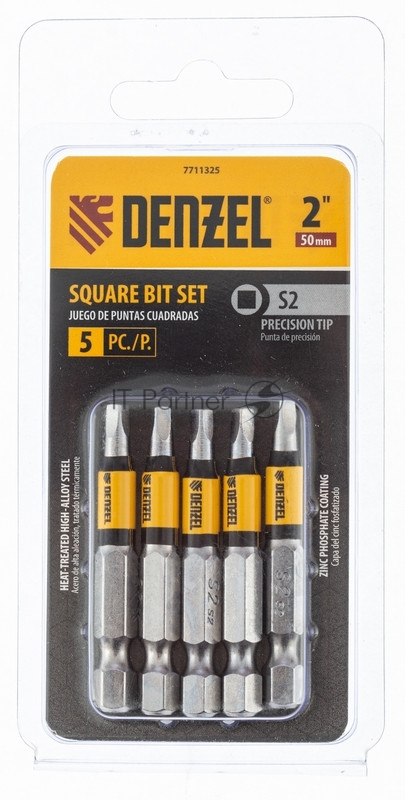Набор бит, S2x2, 5 шт.// Denzel