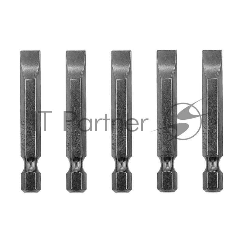 Набор бит, SL9/32x2, 5 шт.// Denzel